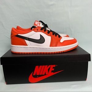 Air Jordan 1 Low Starfish White/Orange women size 7.5